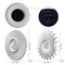 3 Pack Wall Mirrors White Mirrors for Home Decor, Bedroom Decor & Room Decor | White Wall Mirror Round Minimalist | Circle Mirror, Vintage & Chic Round Mirror - Gifts for Women, Mums